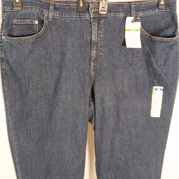 Terra & Sky Plus Jeans 24W Tummy Control Mid Rise Straight Leg Stretch NWT - Picture 5 of 9